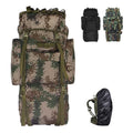 65L camouflage large capacity mountaineering backpack tactical camping backpack Oxford backpack