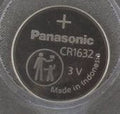 2 Pack Panasonic CR1632 3V Lithium Coin Cell Battery